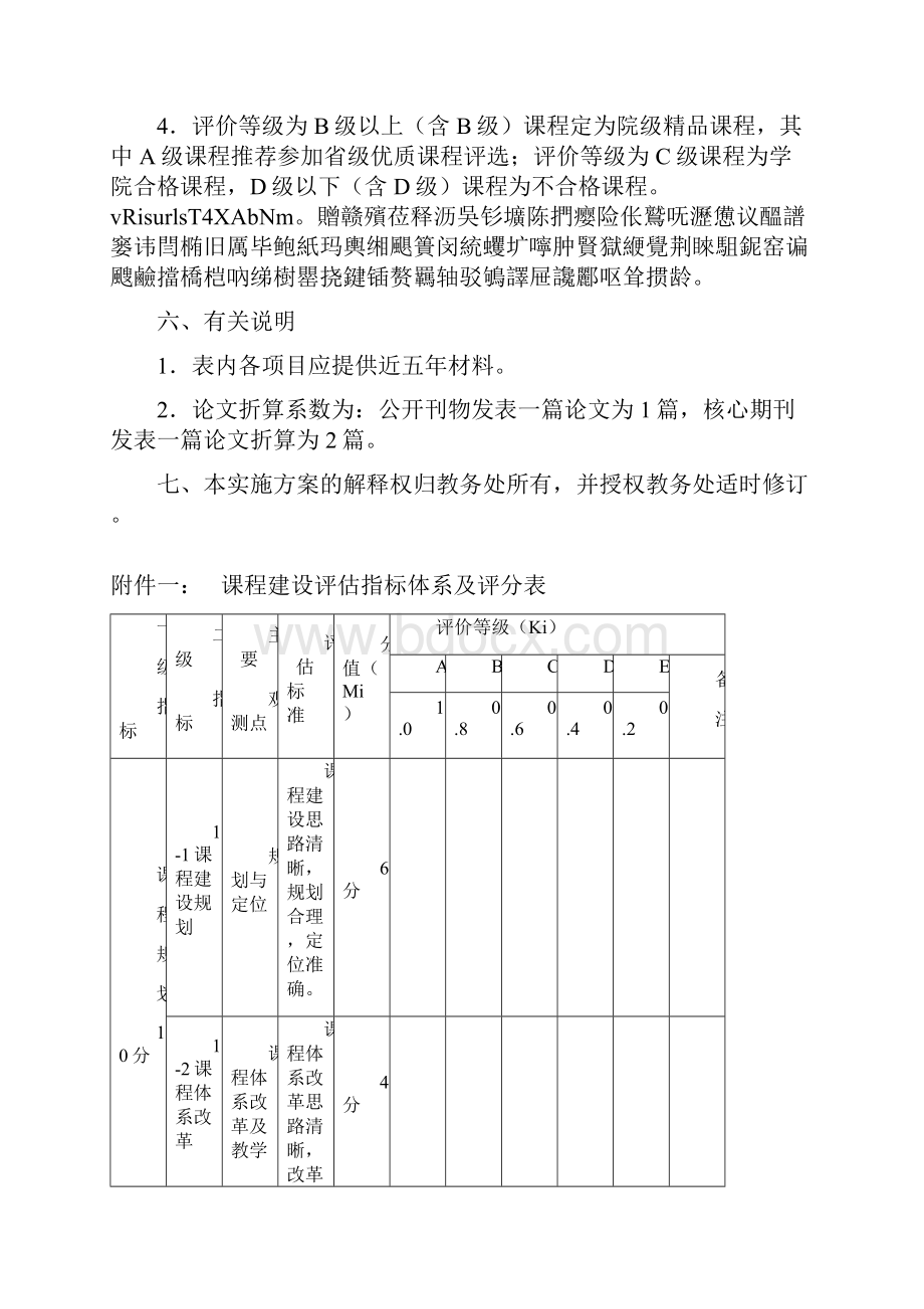 华东交通大学理工学院精品课程建设实施方案.docx_第3页