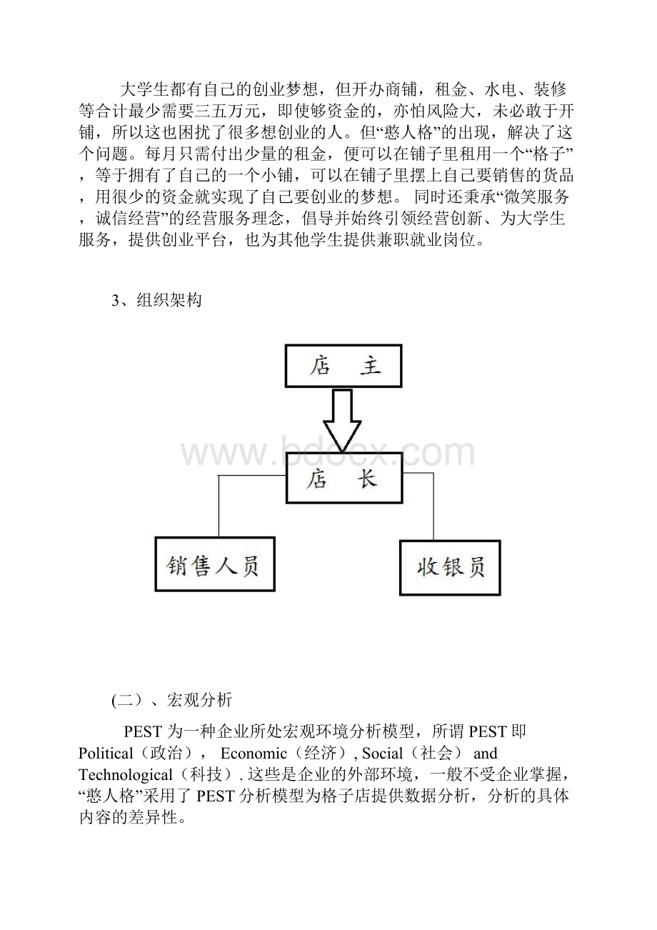 憨人格格子铺创业大赛策划书.docx_第2页