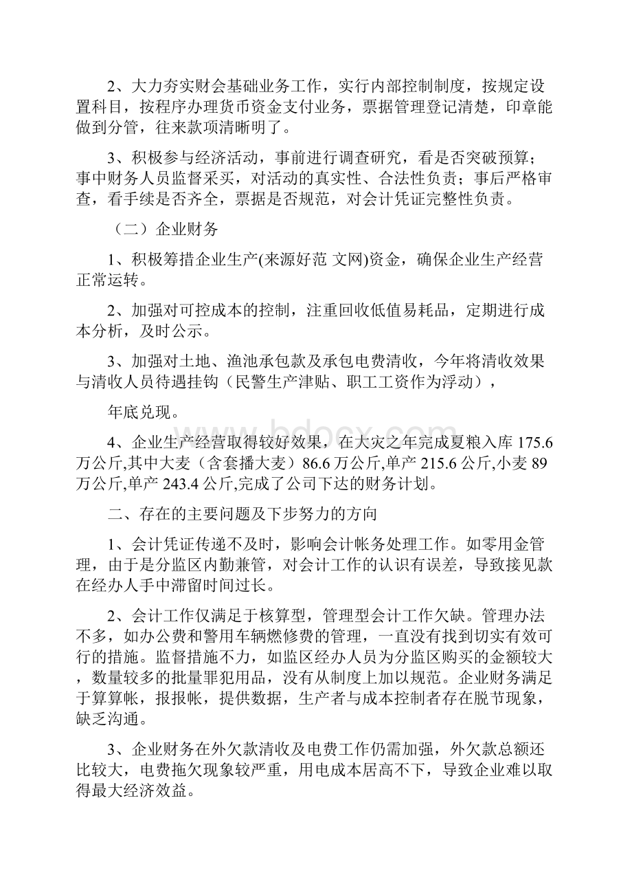 半年财务工作总结与协会财务工作总结汇编.docx_第2页