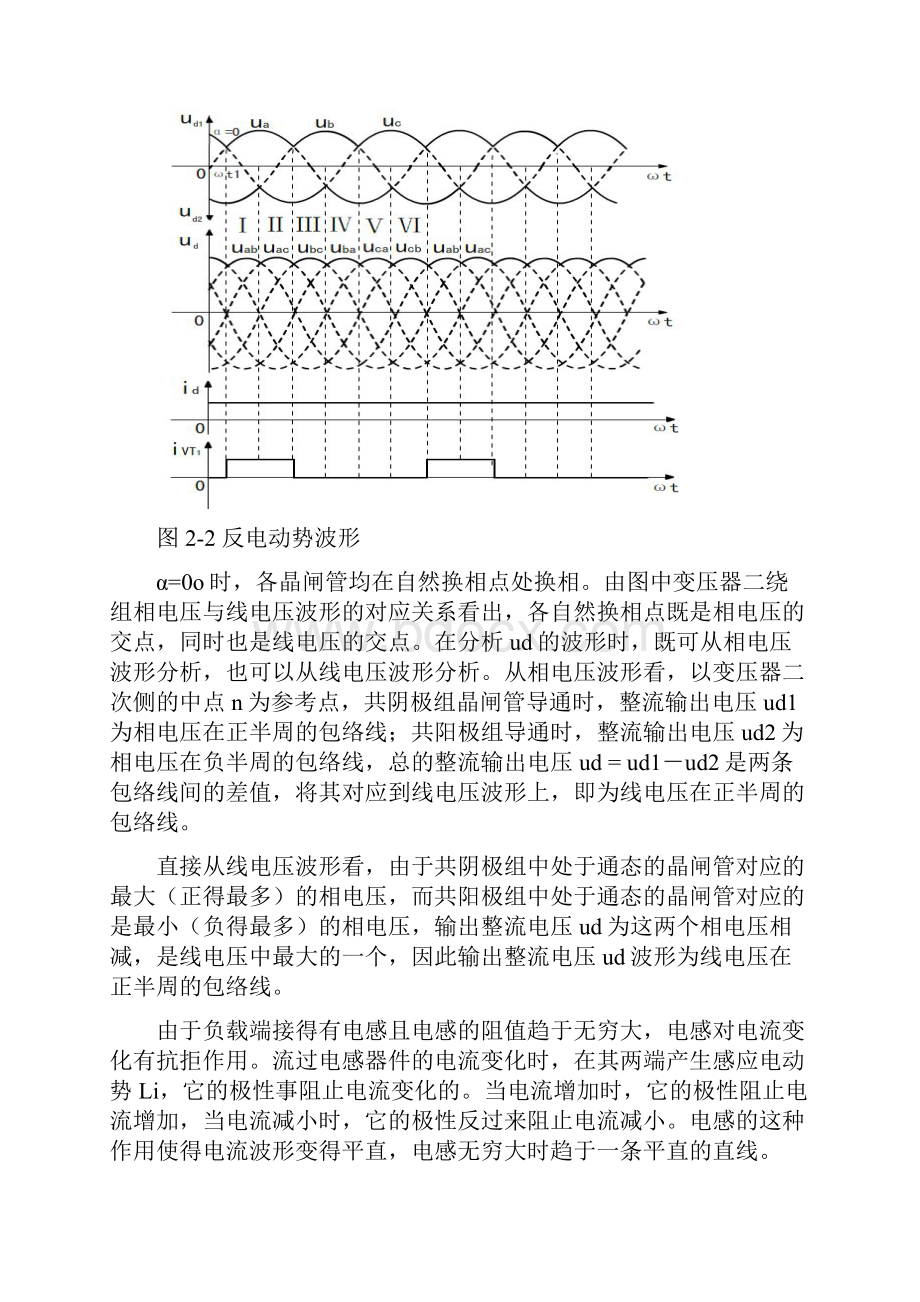 三相桥式可控整流电路设计Word下载.docx_第3页