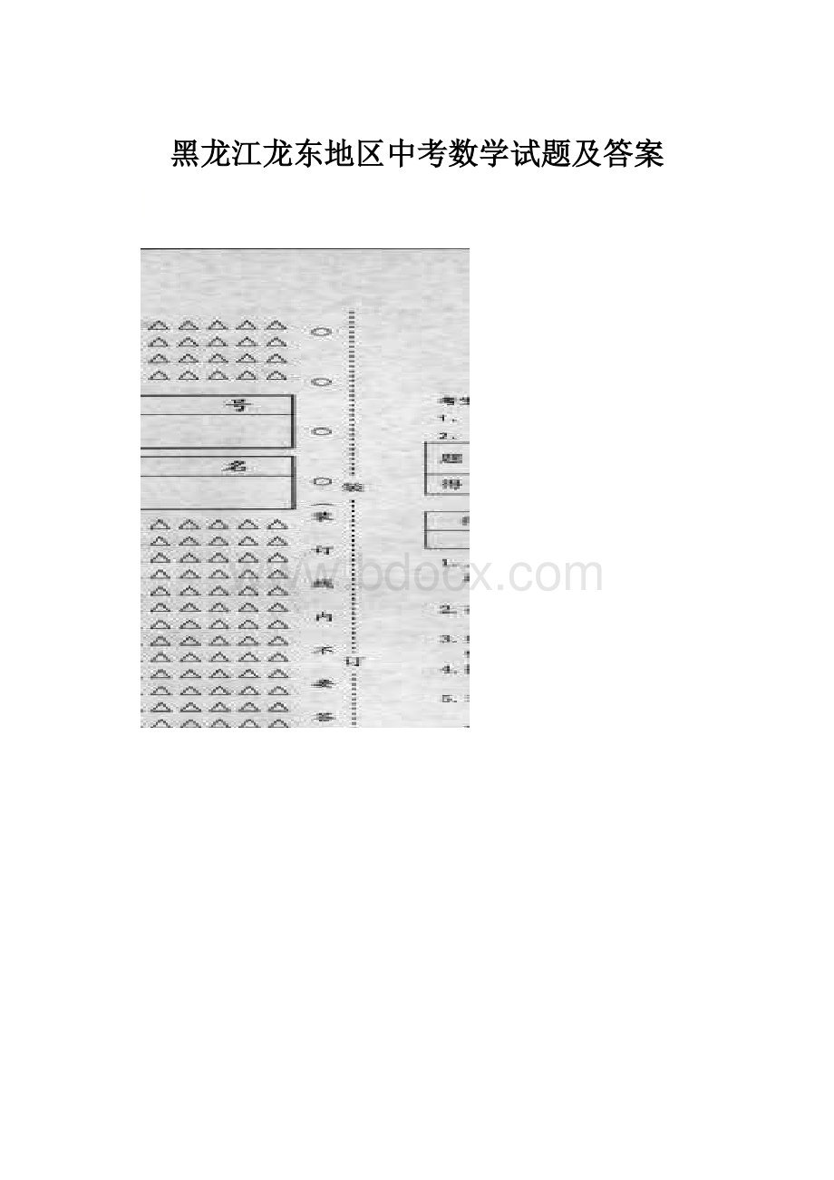 黑龙江龙东地区中考数学试题及答案Word格式文档下载.docx