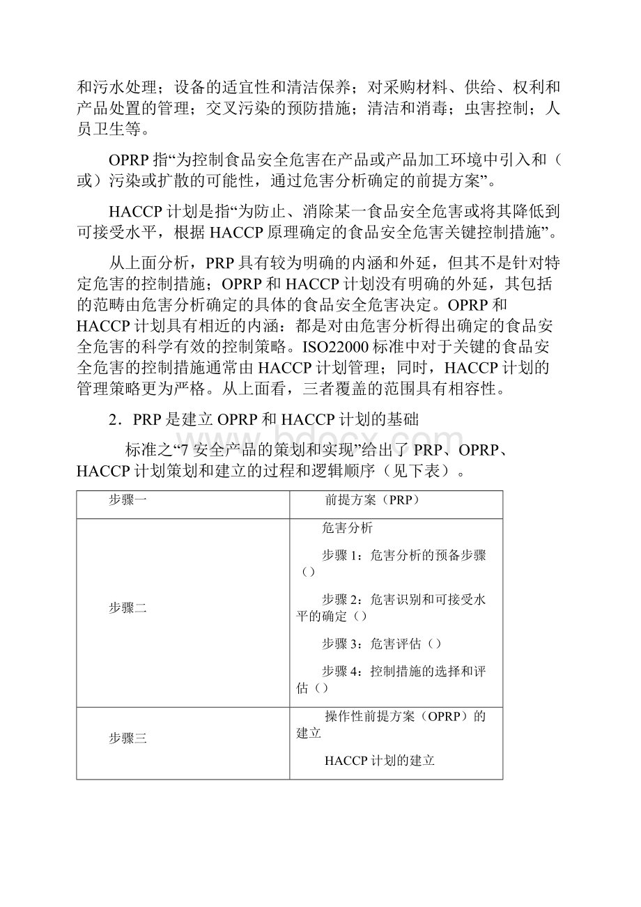 PRPOPRP和HACCP三者间的关系和区别.docx_第2页