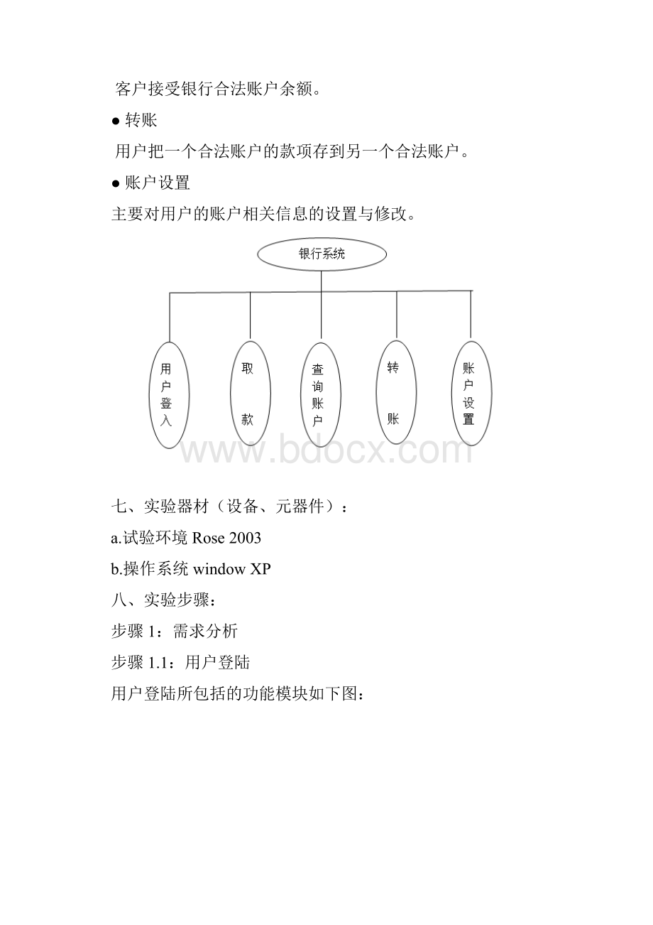 银行系统UML需求分析图Word格式.docx_第3页