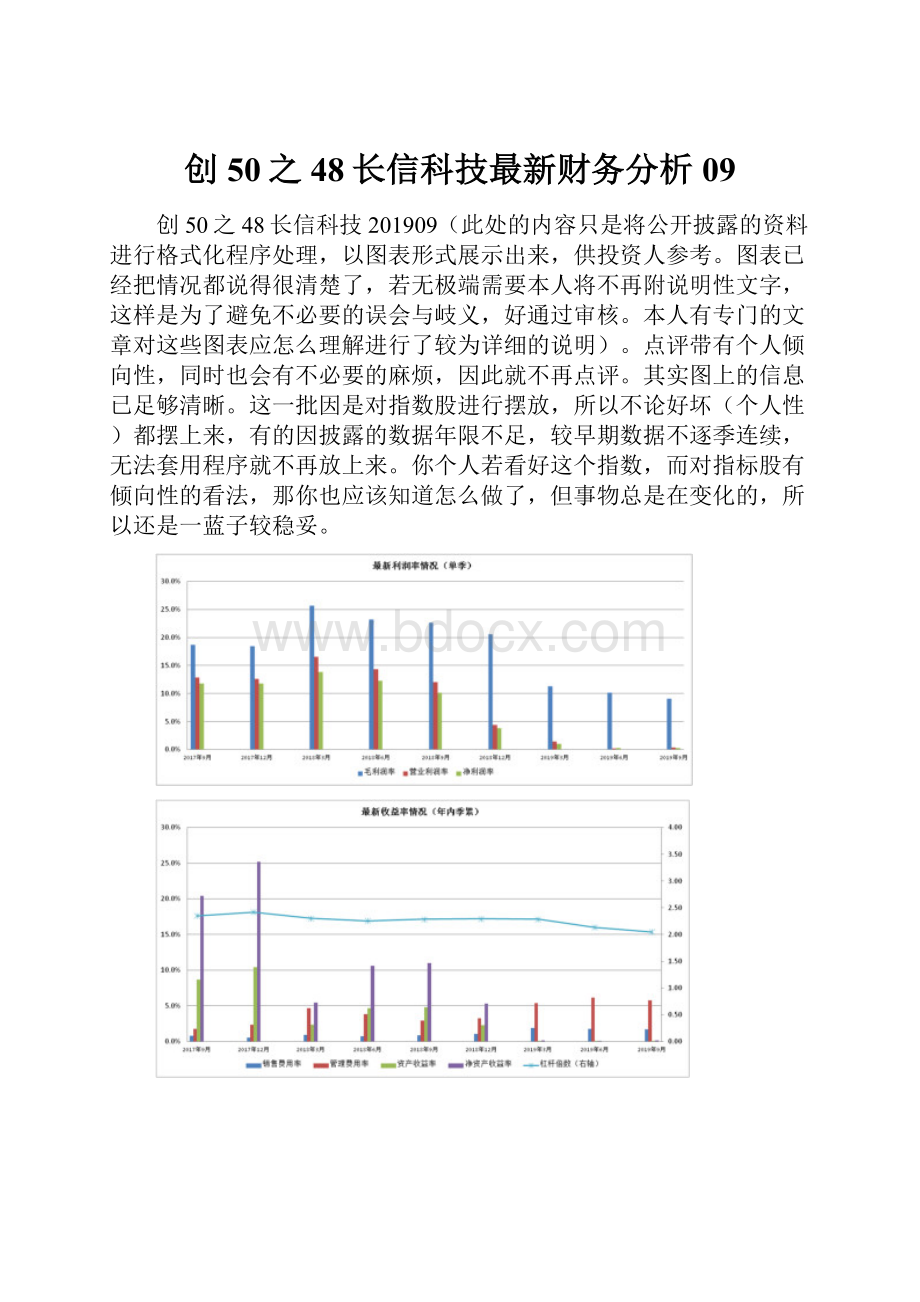 创50之48长信科技最新财务分析09.docx_第1页