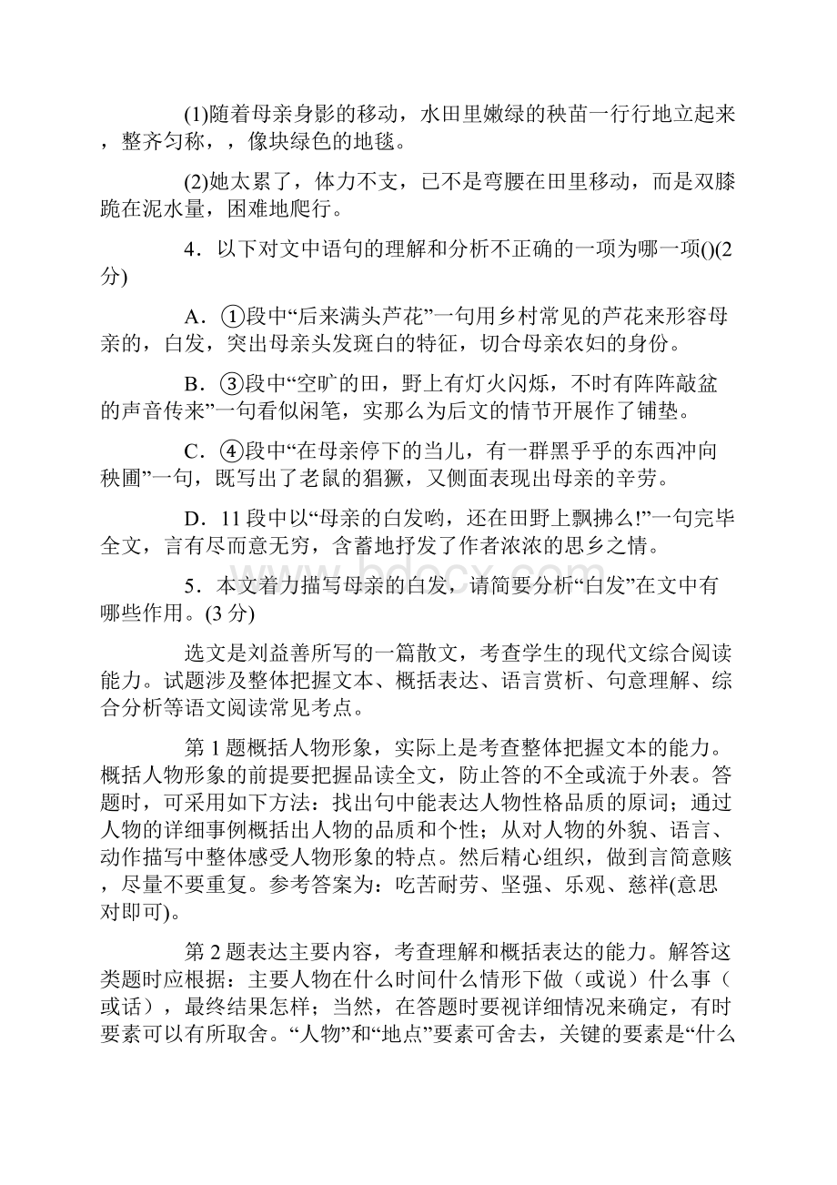 母亲的白发阅读及答案.docx_第3页