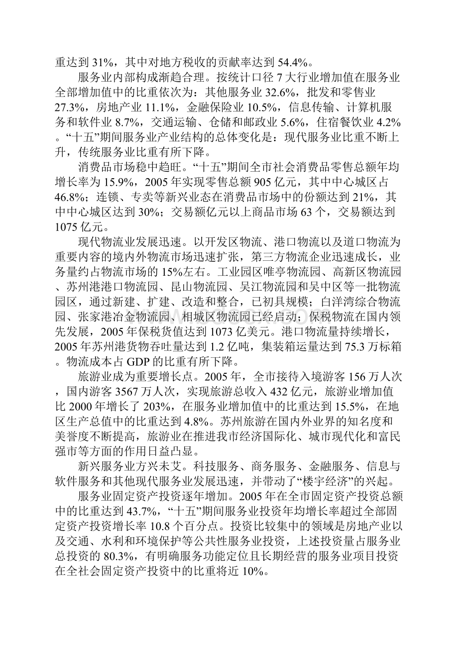 苏州市服务业布局规划.docx_第2页