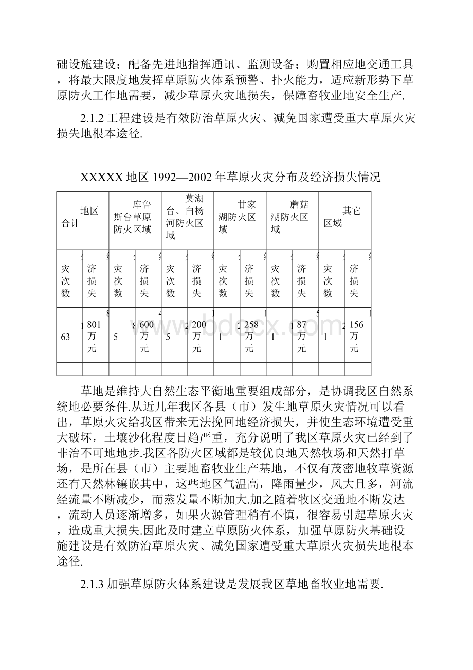 草原防火体系建设项目可行性研究报告.docx_第3页