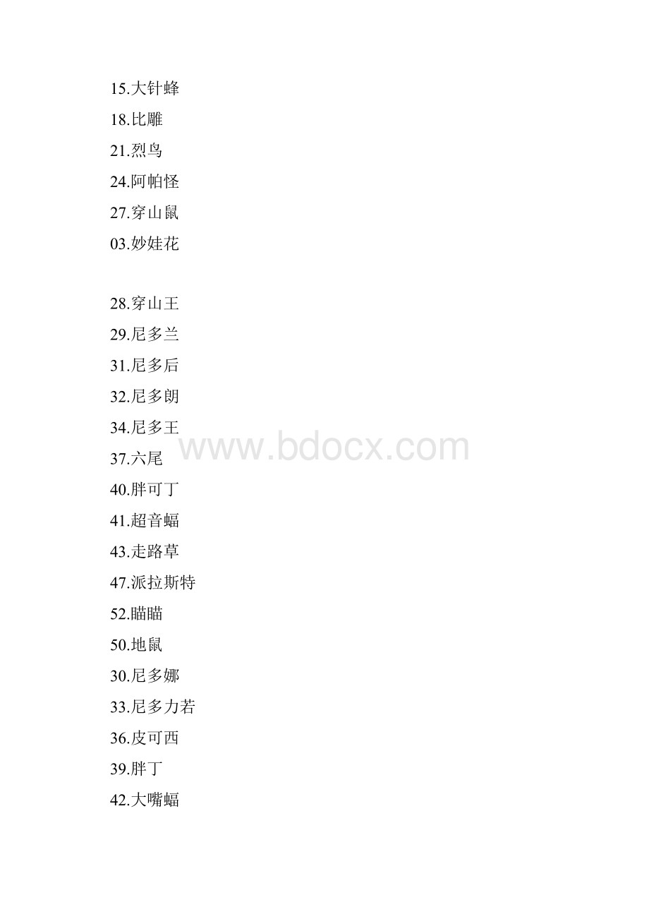 口袋妖怪宠物小精灵1至649图鉴宠物训练图鉴Word文档格式.docx_第2页