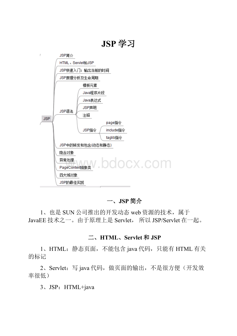 JSP学习.docx_第1页