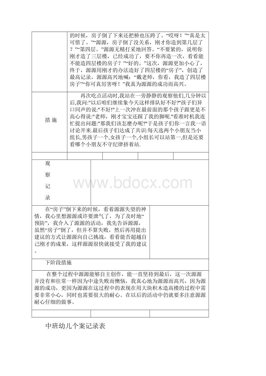 中班幼儿观察记录表1.docx_第2页