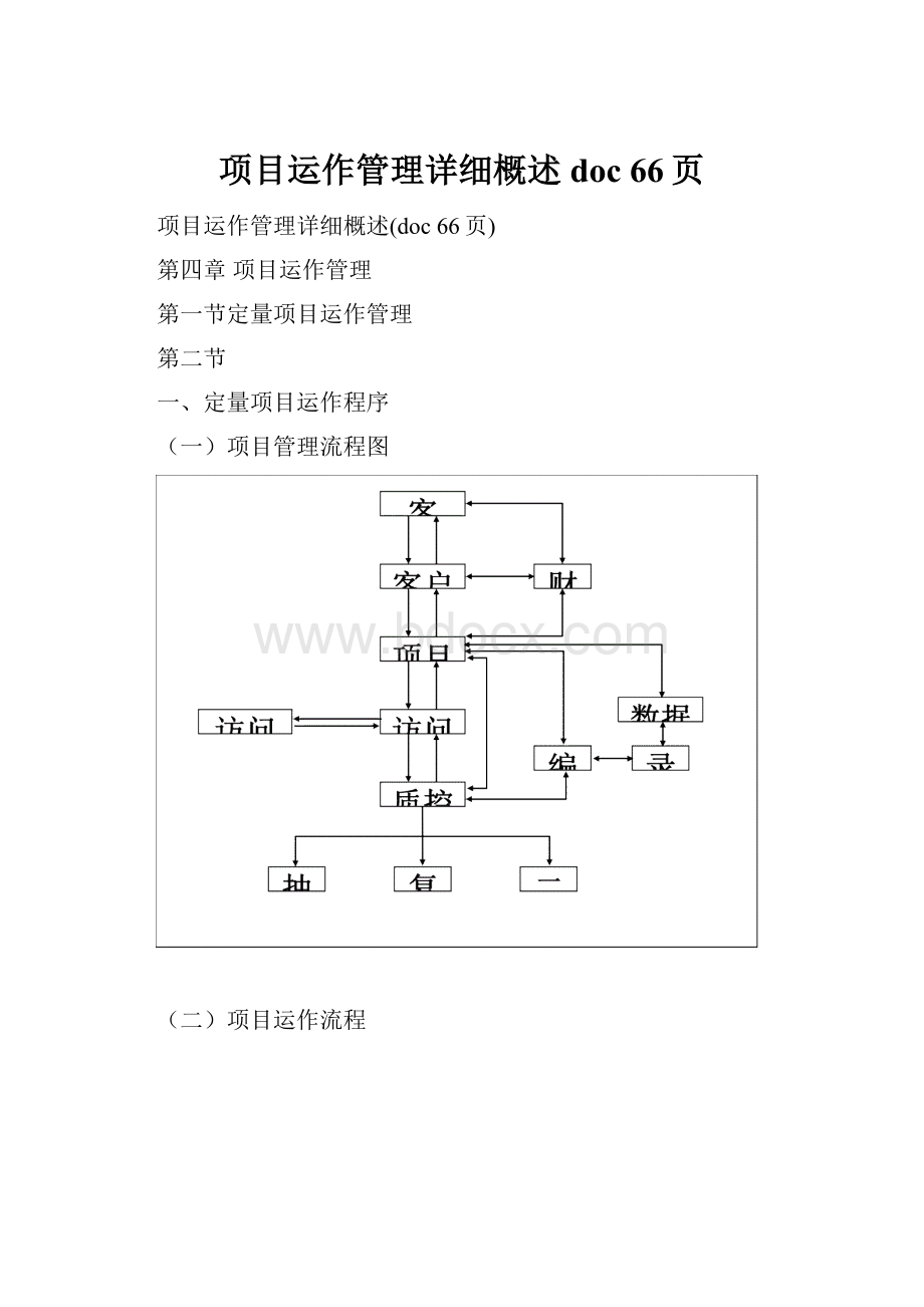 项目运作管理详细概述doc 66页Word格式.docx