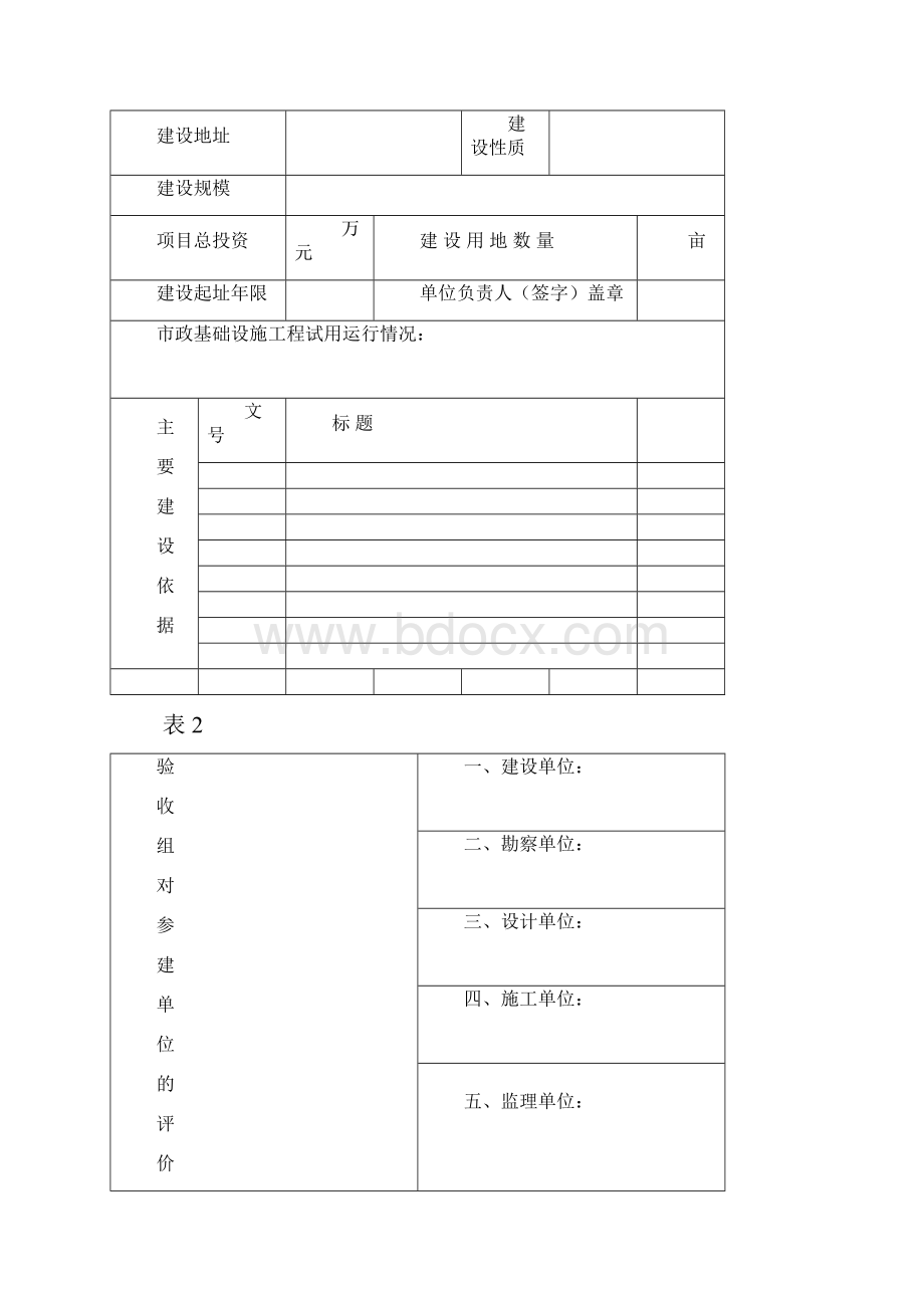 房屋建筑及市政基础设施工程竣工验收报告Word文件下载.docx_第2页