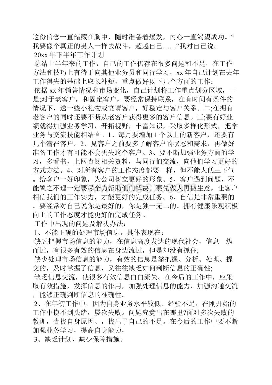 销售业务员个人总结三篇Word文档格式.docx_第2页