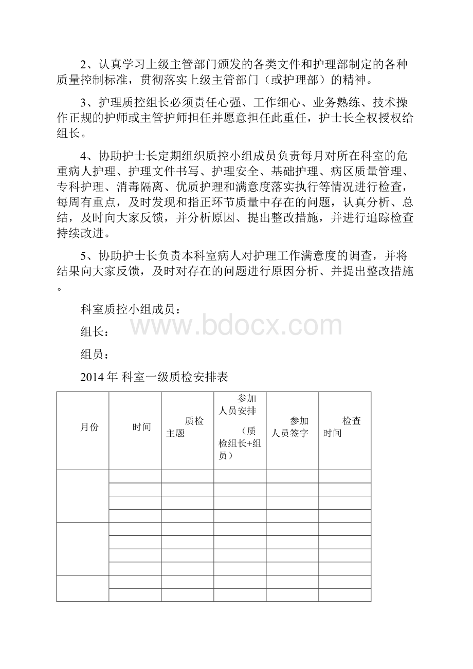 科室护理质量控制小组组长职责.docx_第2页