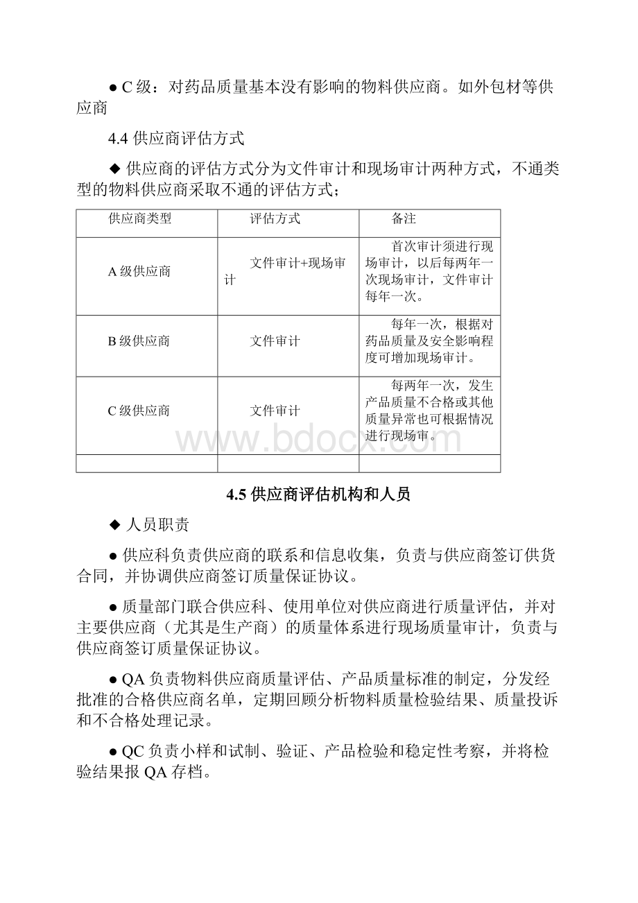 物料供应商审计评估和批准管理规程Word文件下载.docx_第3页