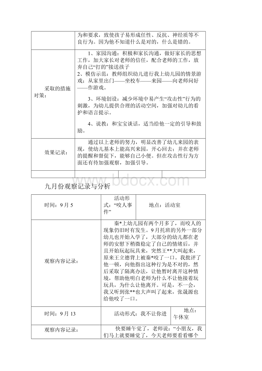 幼儿观察记录大班50篇文档格式.docx_第3页