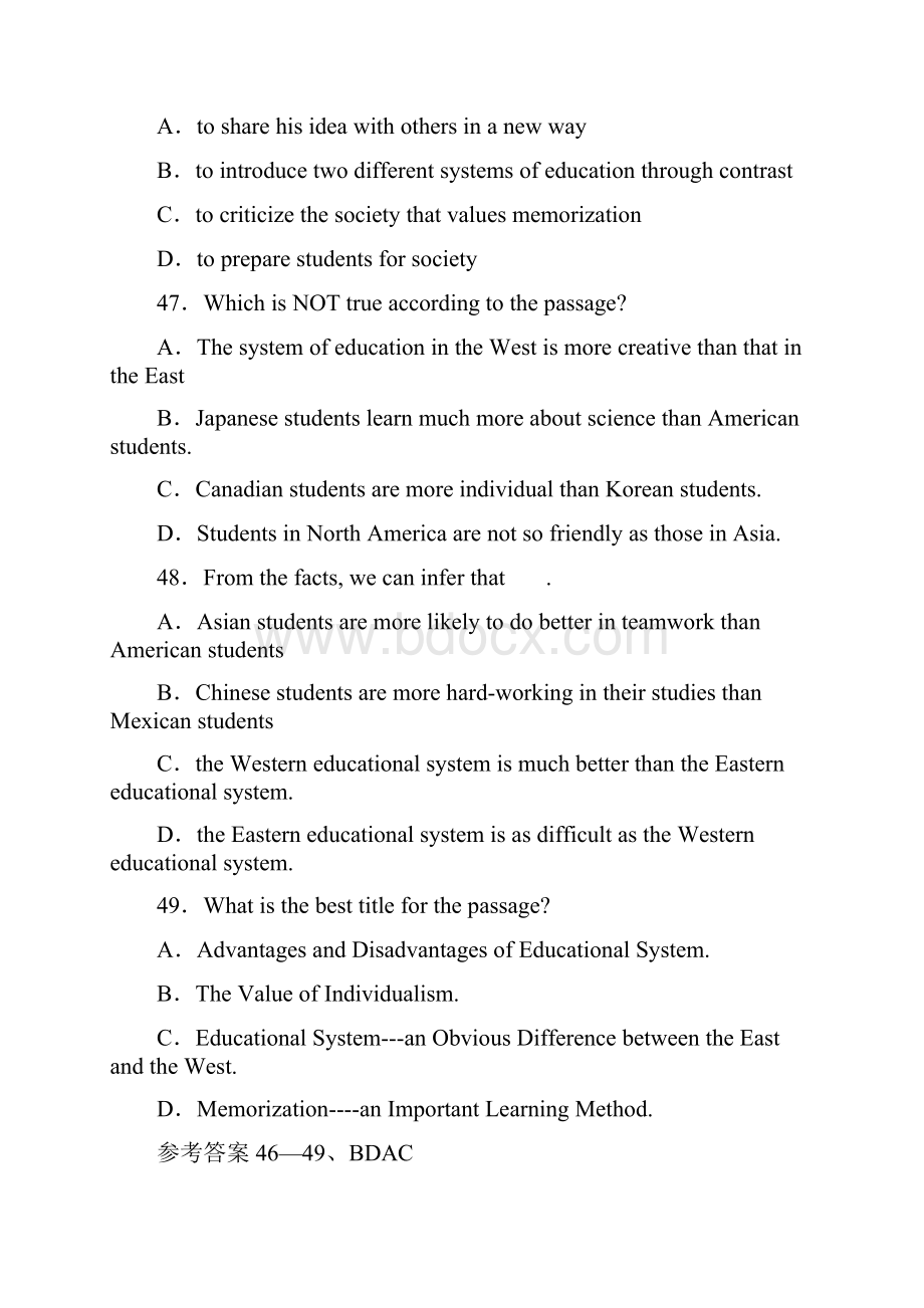 高考英语阅读理解抓分训练题26Word格式.docx_第2页