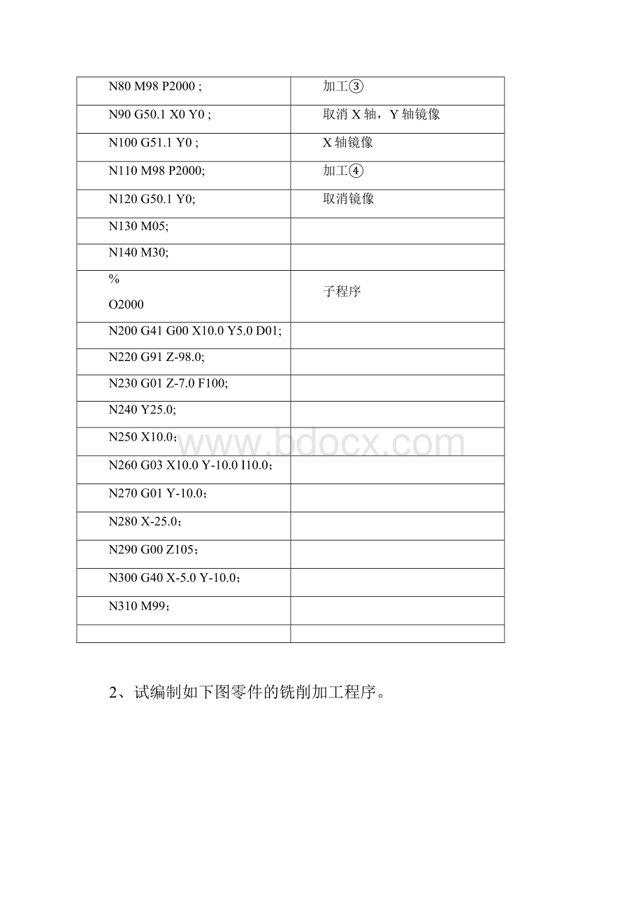 数控铣习题Word格式文档下载.docx_第2页