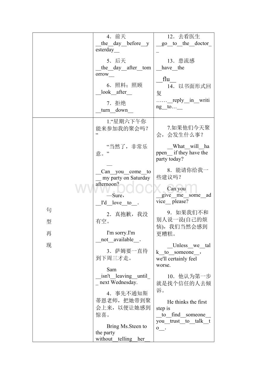 中考英语命题研究第一部分教材知识梳理篇八上Units910试题.docx_第2页