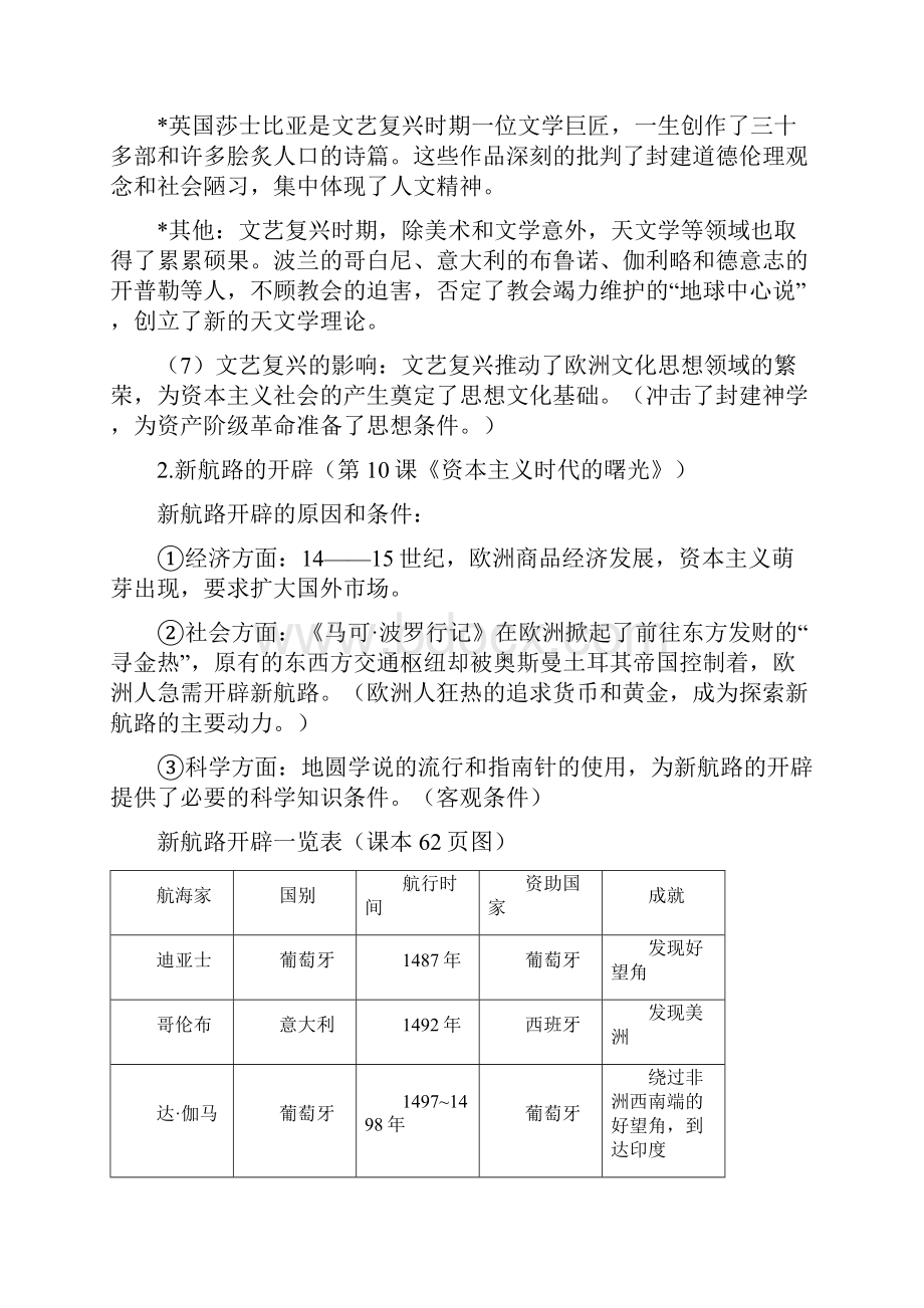 新人教版九年级历史会考复习教案上.docx_第3页