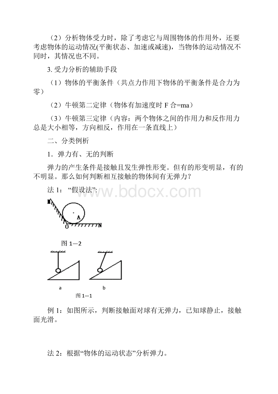 一轮复习相互作用 第四讲 受力分析.docx_第2页