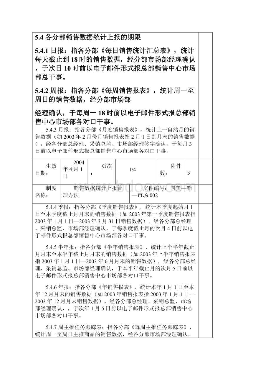 销售数据统计上报管理办法.docx_第3页