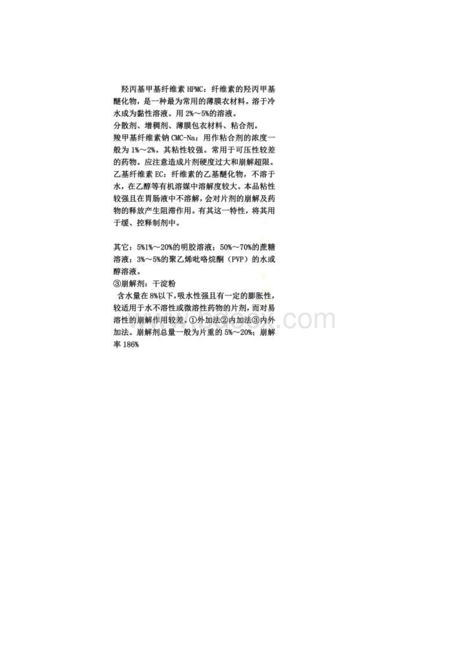 中药制剂与剂型辅料大总结Word格式文档下载.docx_第3页