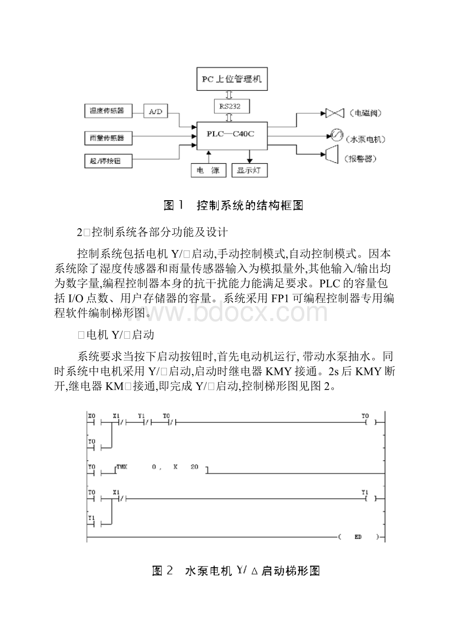 基于plc的全自动灌溉控制系统的设计.docx_第3页