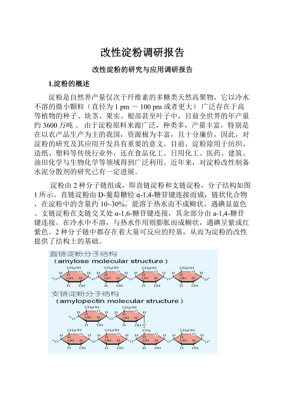 改性淀粉调研报告.docx_第1页