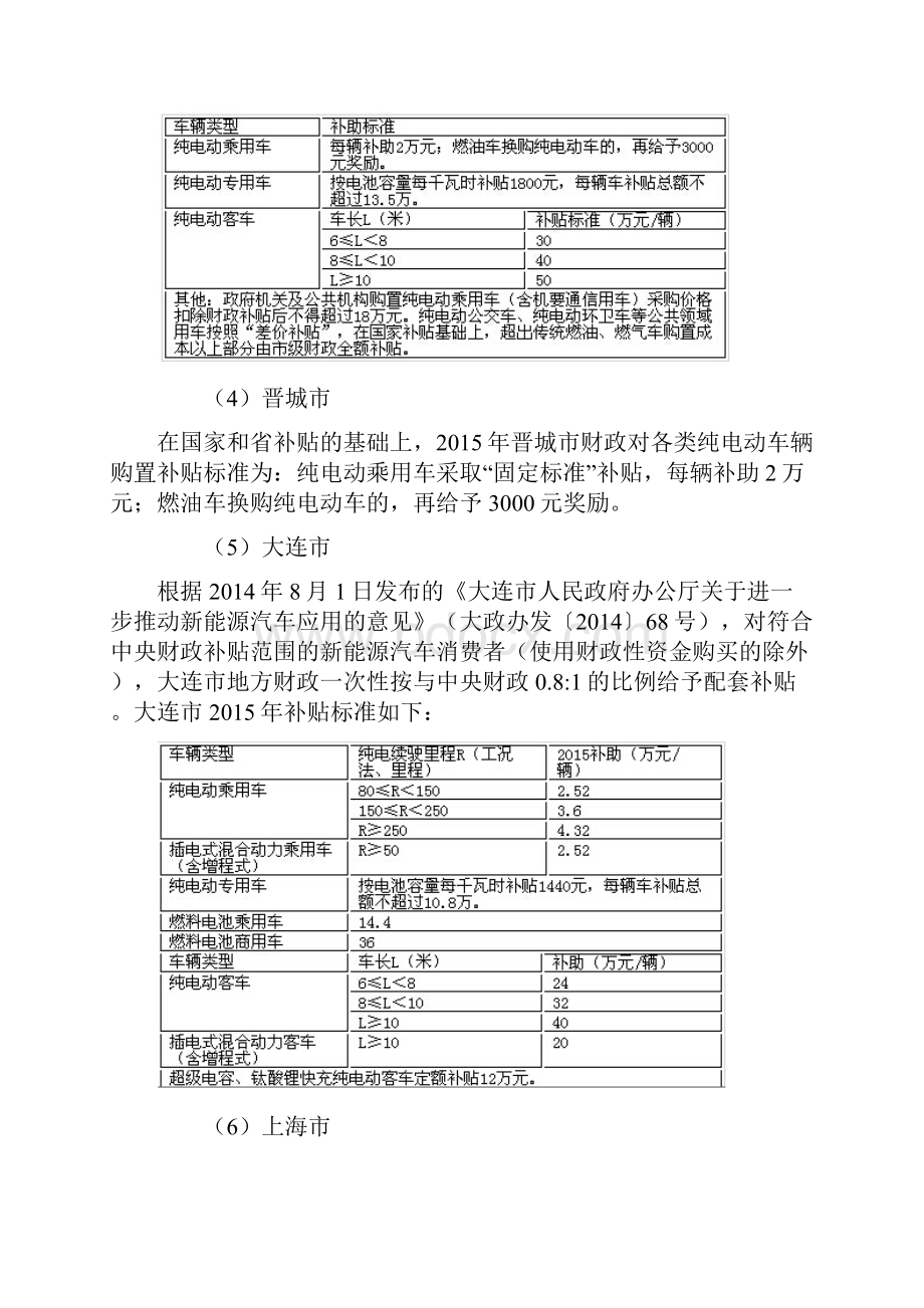 中央及地方新能源汽车补贴汇总.docx_第3页