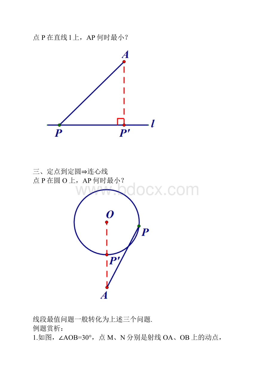 初中数学线段最值问题解法分类.docx_第2页