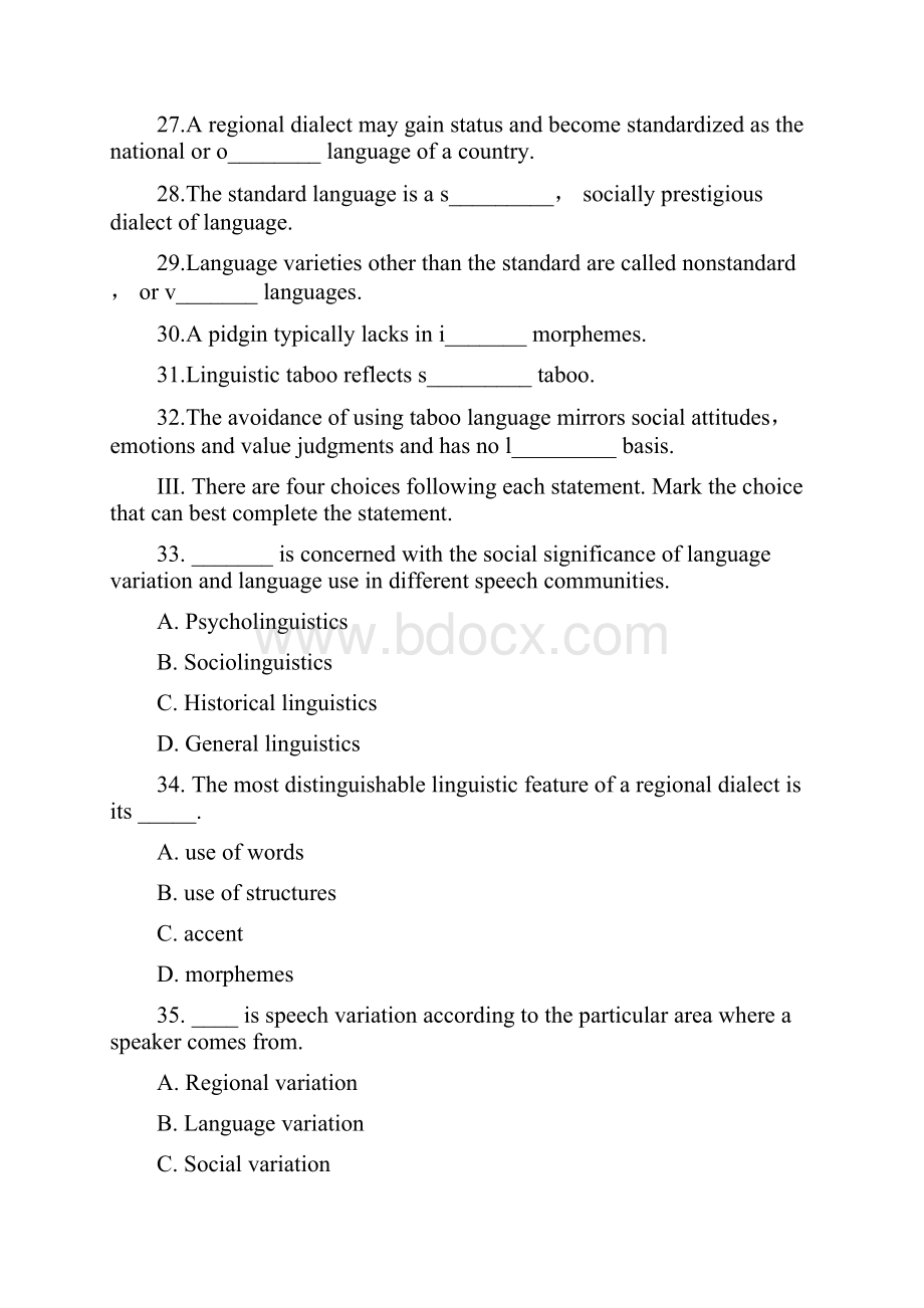 语言学单元自测8之欧阳歌谷创编.docx_第3页