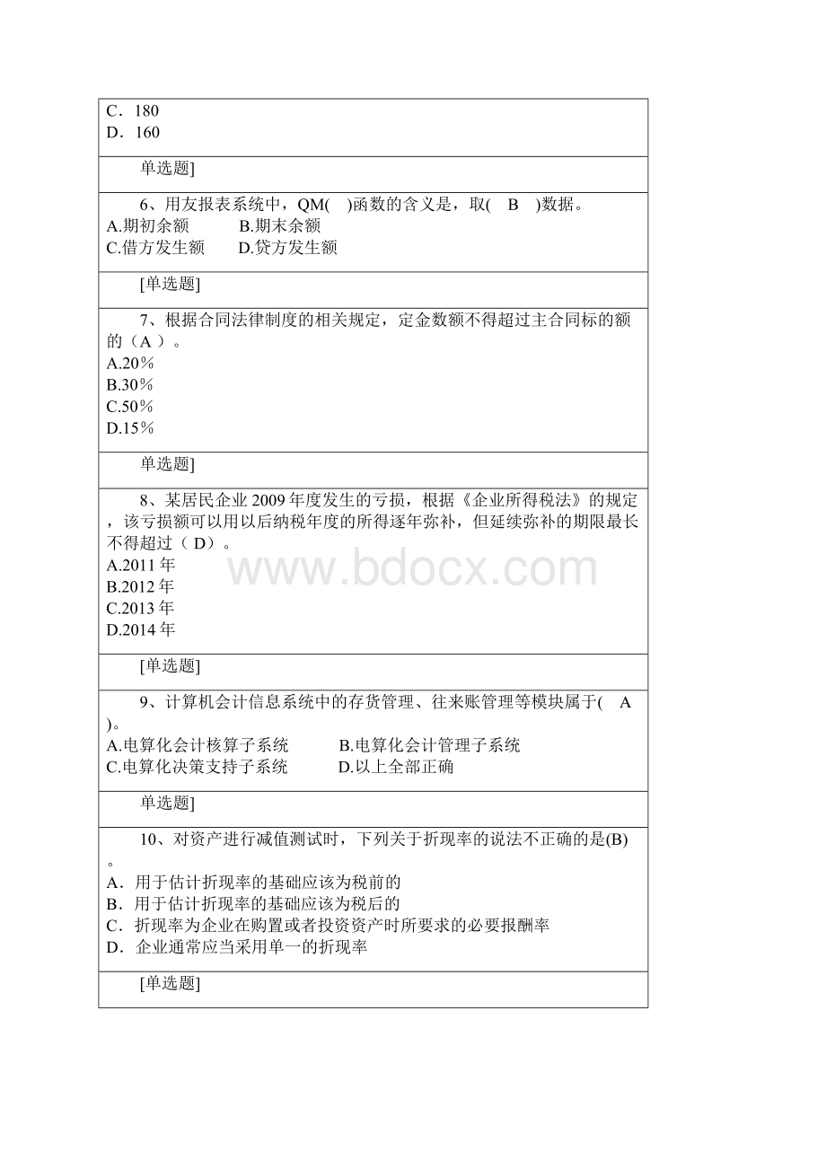 中华会计网校财会大赛试题1.docx_第2页