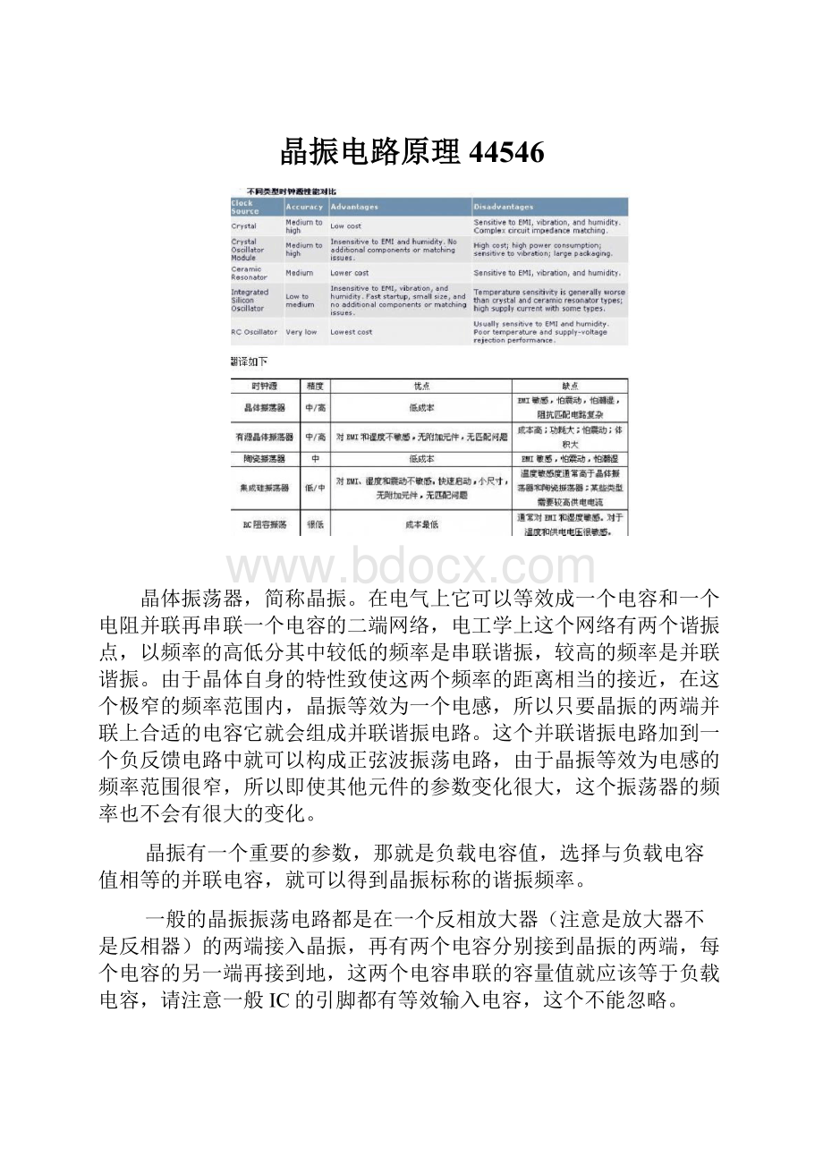 晶振电路原理44546.docx_第1页