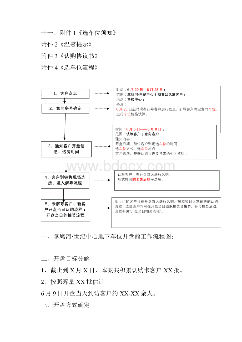 世纪中心地下车位开盘方案Word格式文档下载.docx_第2页