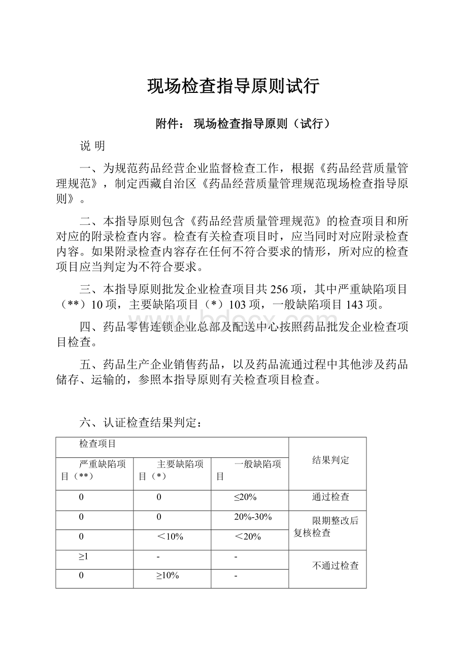 现场检查指导原则试行Word文件下载.docx