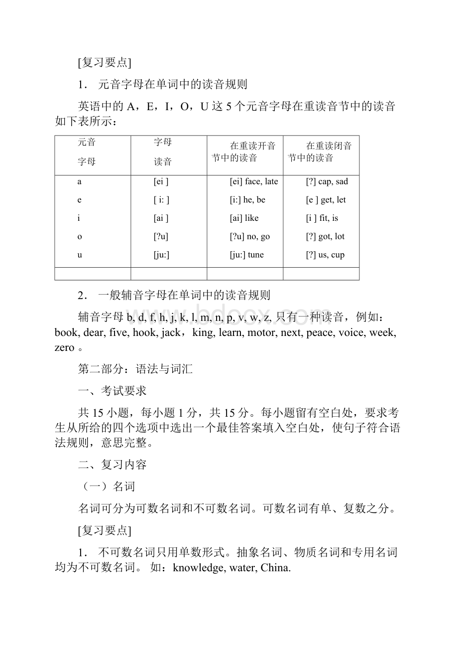 大学英语》专升本复习资料1.docx_第3页