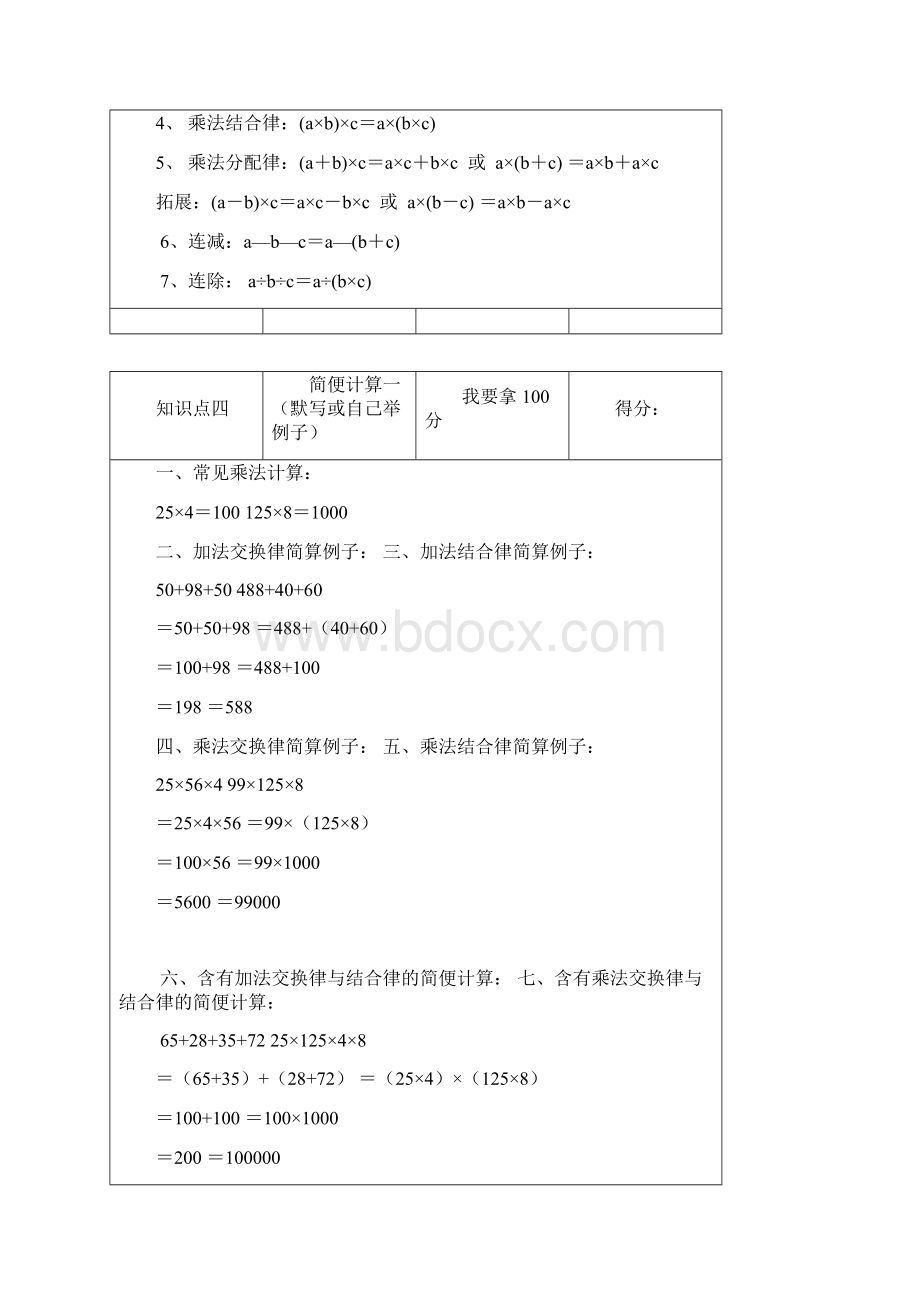 上海小学四年级下册数学知识点复习整理文档格式.docx_第2页