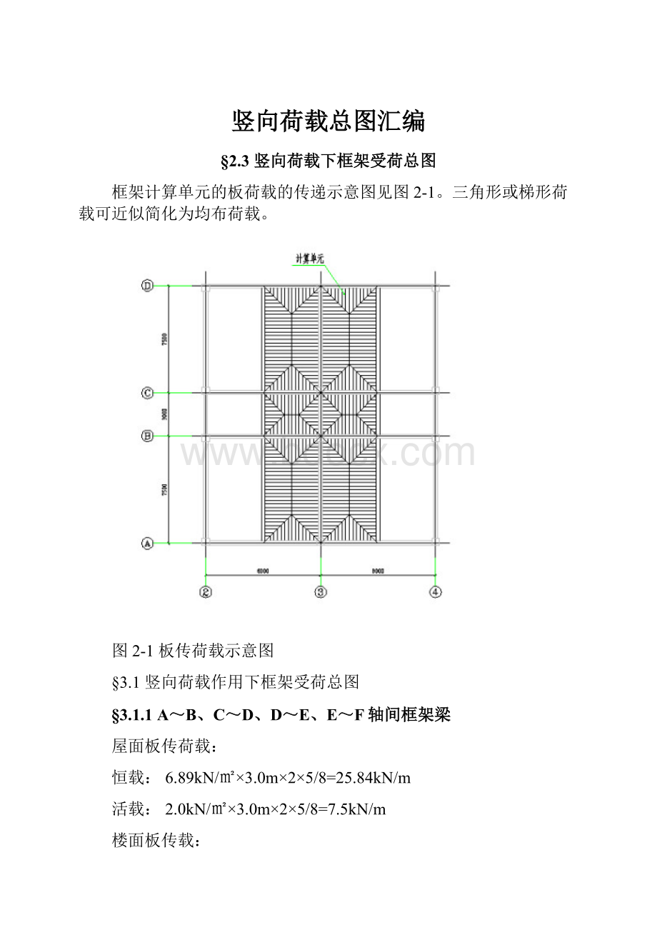 竖向荷载总图汇编文档格式.docx