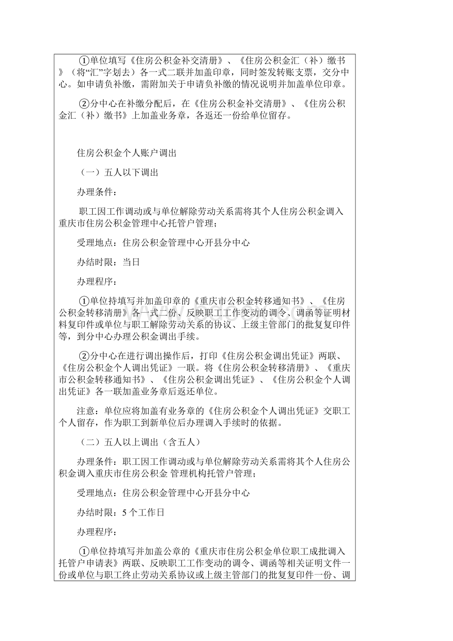 住房公积金缴存业务办件指南Word格式文档下载.docx_第3页