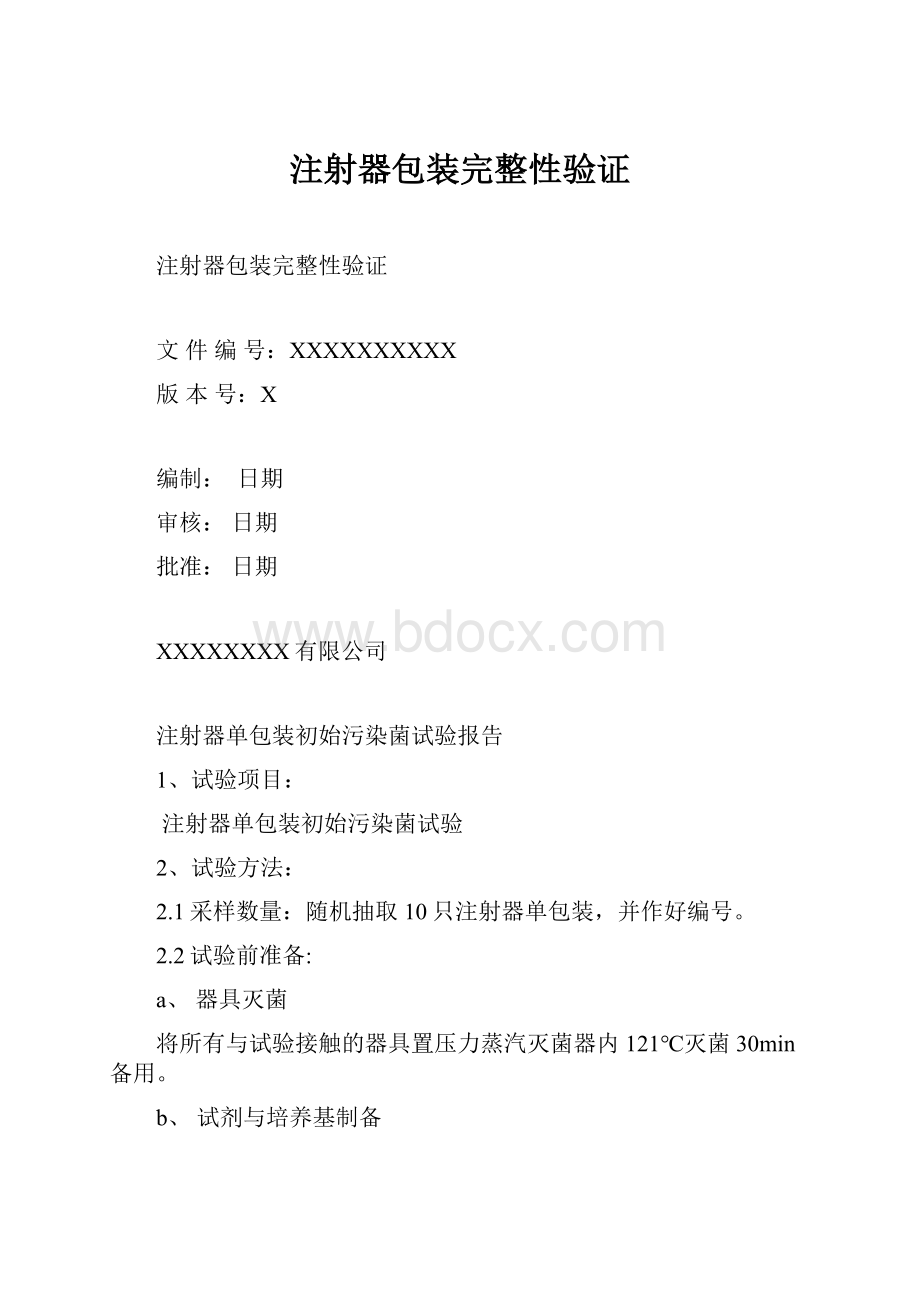 注射器包装完整性验证.docx