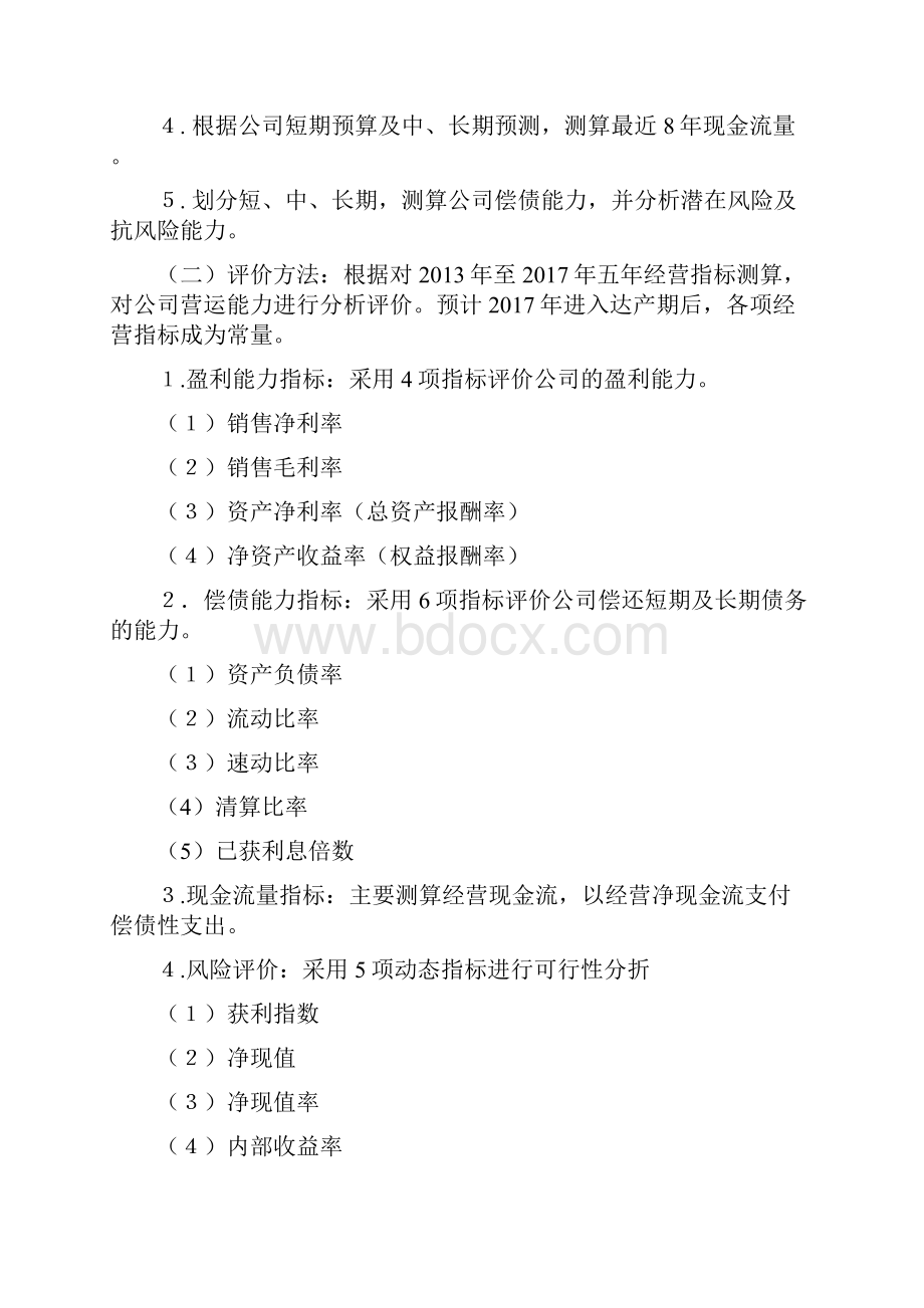 项目偿债能力评价报告可行性报告.docx_第2页