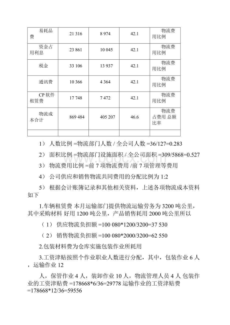 物流成本核算.docx_第2页