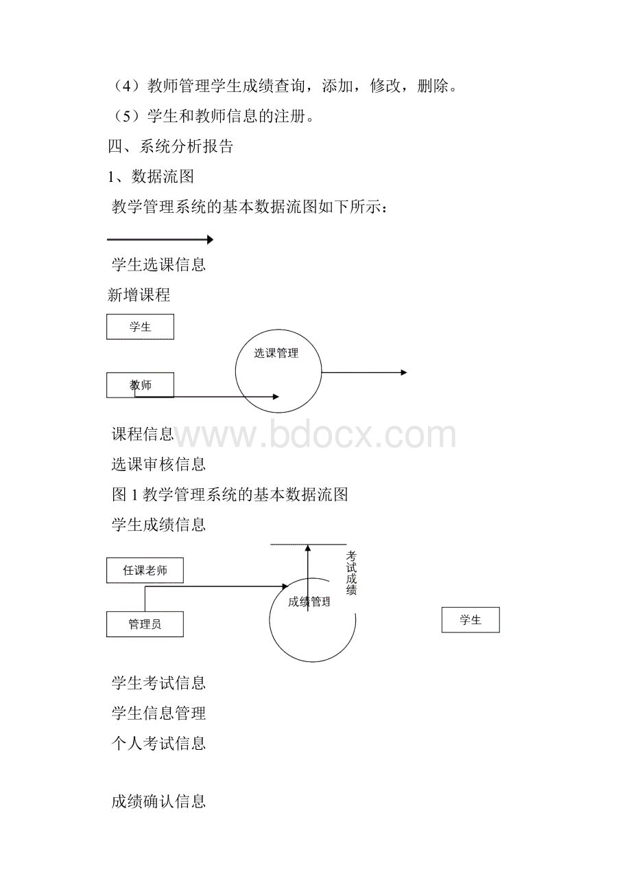 教学管理系统数据库课程设计Word文档下载推荐.docx_第3页