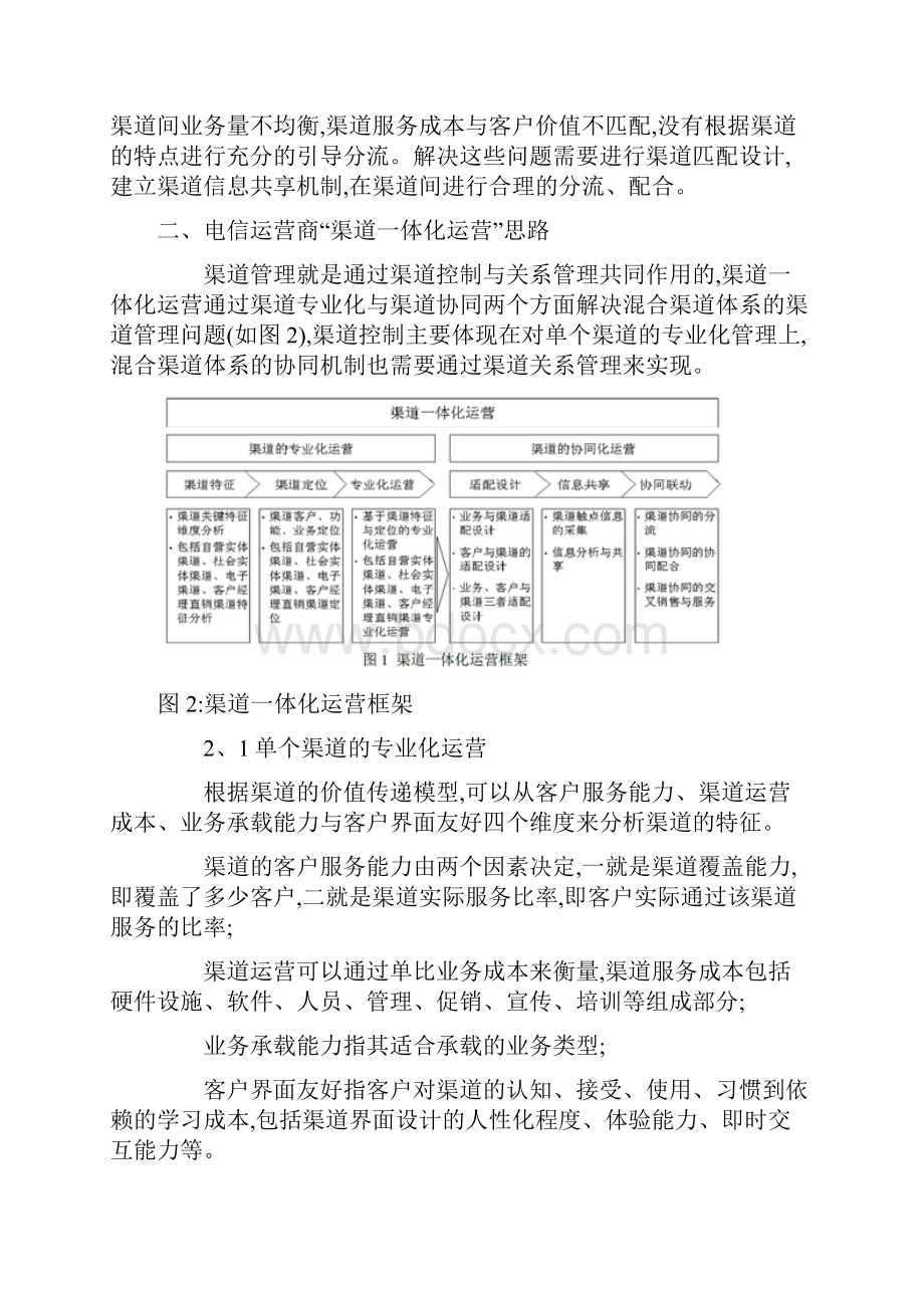 电信运营商的渠道一体化运营思路Word文档下载推荐.docx_第3页