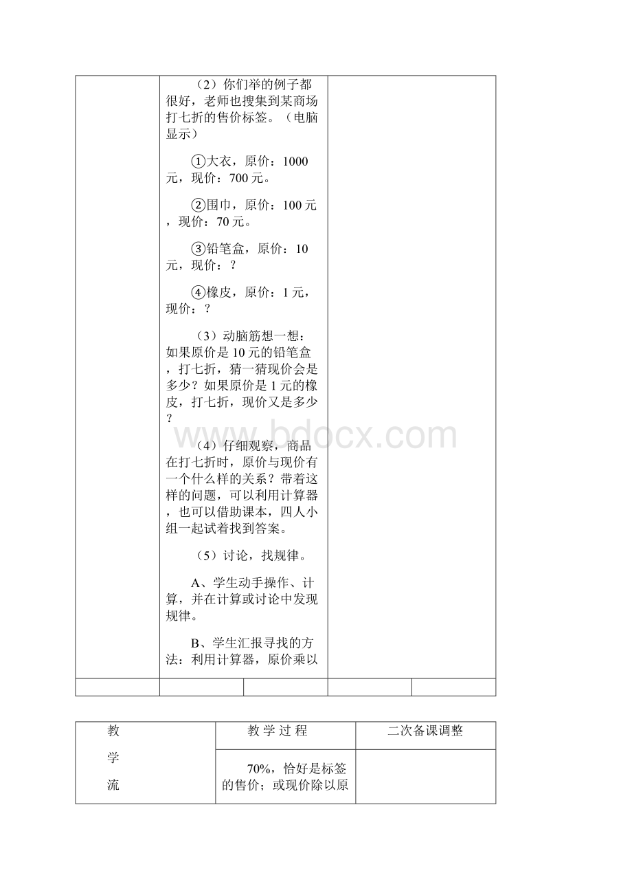 人教版小学数学六年级下册第二单元百分数教学设计文档格式.docx_第2页