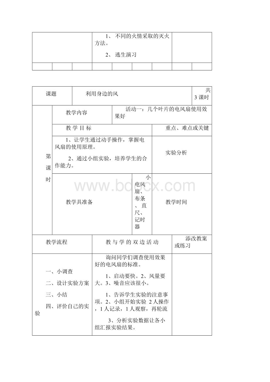 上海科技教育出版社五年级下册小学综合实践活动教案.docx_第3页