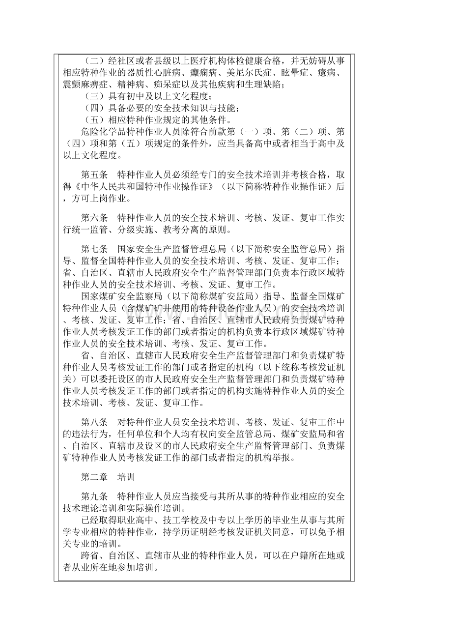 特种作业人员安全技术培训考核管理规定文档格式.docx_第2页