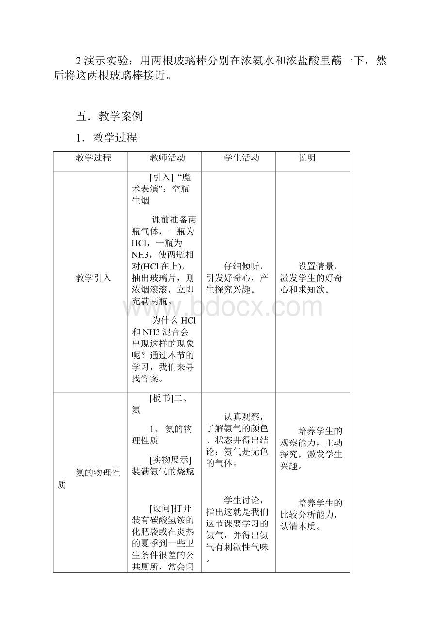 54 化学肥料的主角 第2课时 氨docWord文档格式.docx_第3页