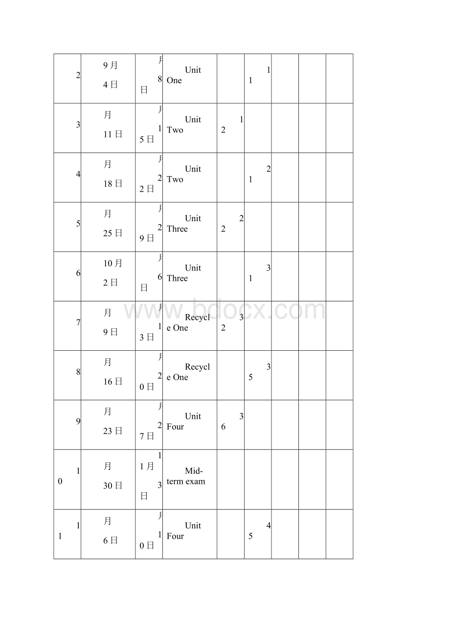 人教版四年级英语上册导学案.docx_第2页